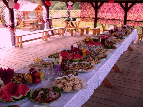 Свадьба на природе с шашлыками