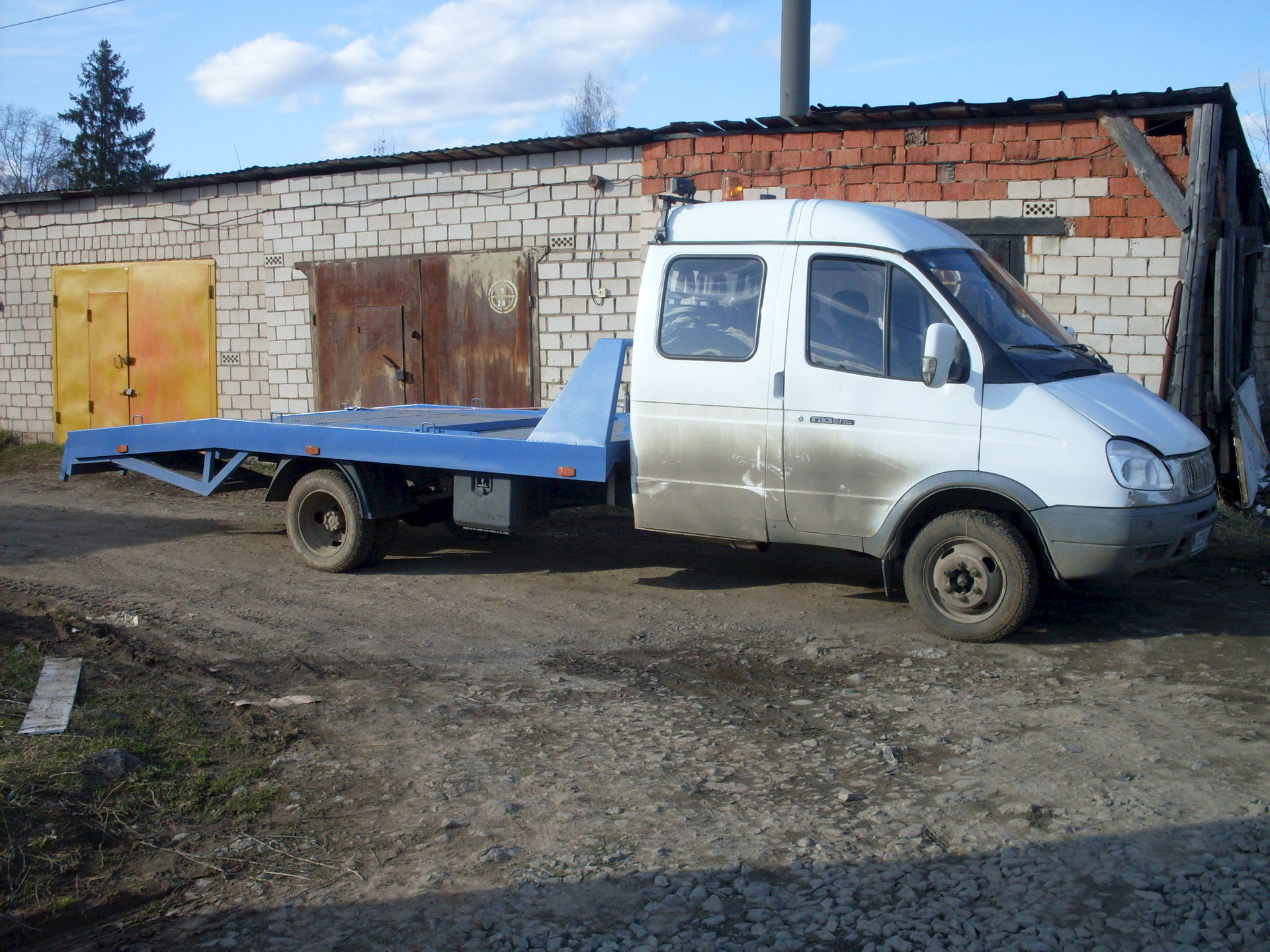 Как сделать эвакуатор из газели