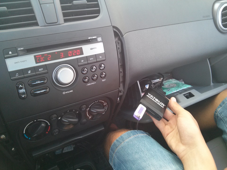 Как сделать usb на магнитоле suzuki sx4