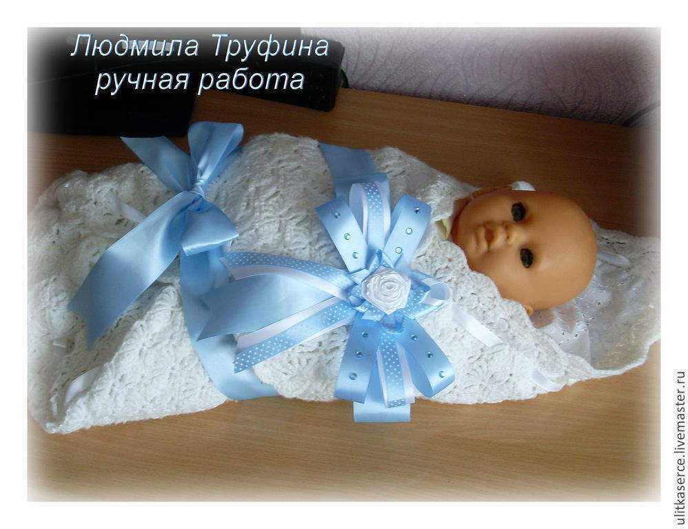 Банты на выписку своими руками объемный Банты на выписку своими руками объемный