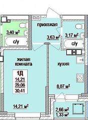 271 X 371 24.6 Kb 600 X 400 333.0 Kb 1095 X 660 74.2 Kb ЖК Эдельвейс N 1. 1 комн. продам.скоро сдача.