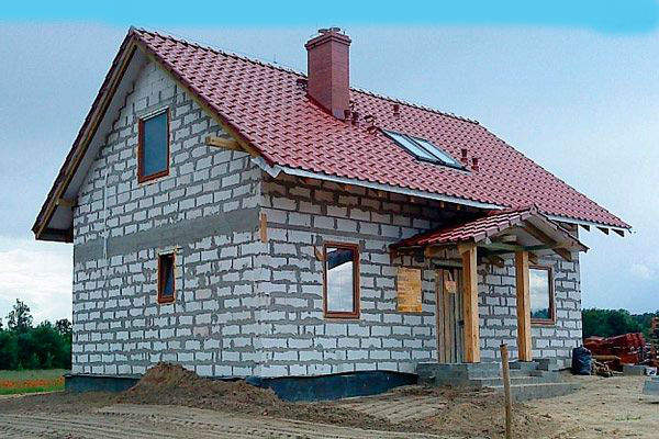 Как построить дом из пеноблоков дешево 168