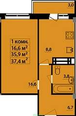 550 X 843 103.7 Kb 781 X 550 53.8 Kb 900 X 675 131.6 Kb ЖК Гармония 1комн. кв. по ул. Курортная в новостройке, 1599 т.р.