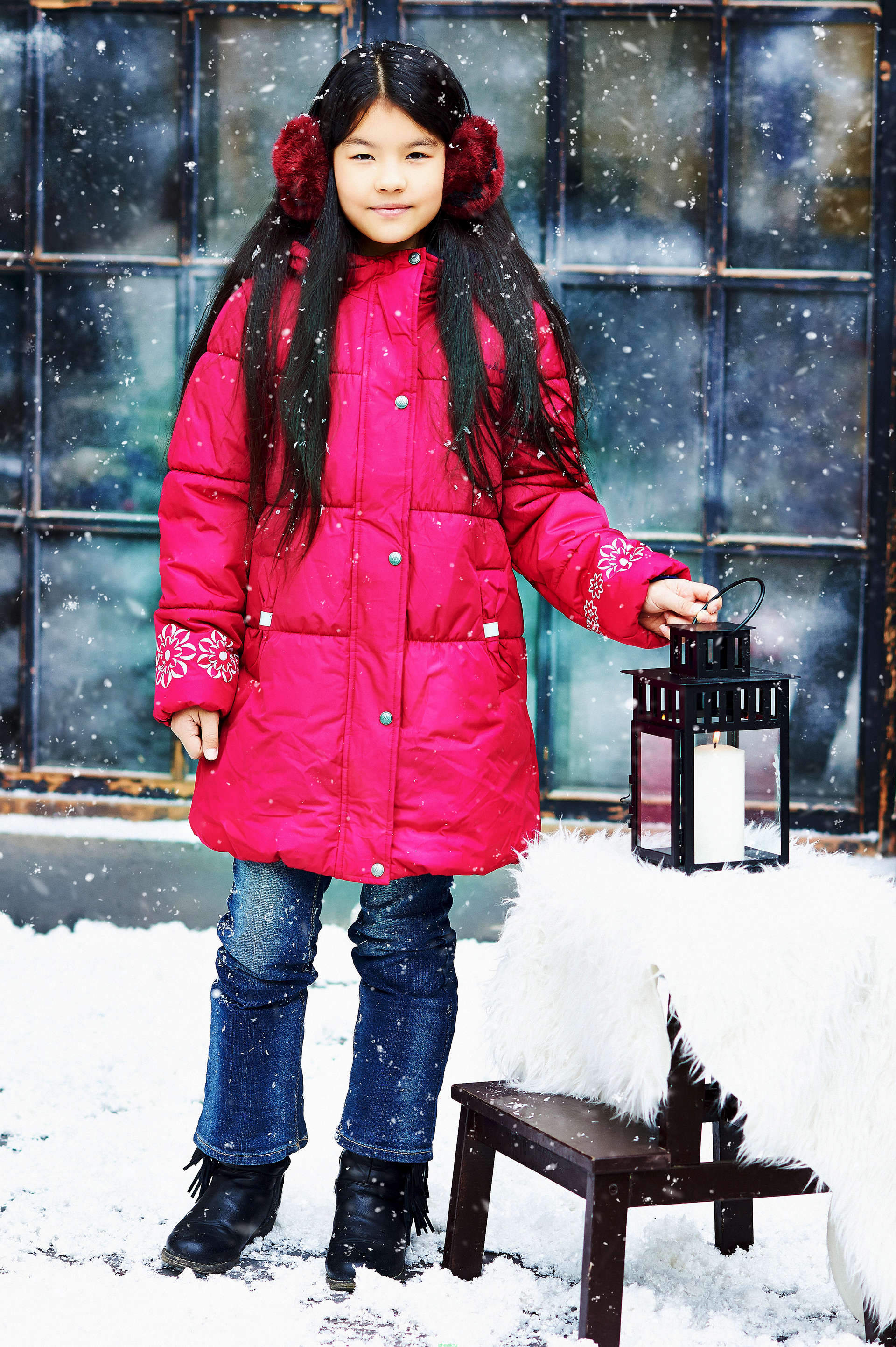 Premont пальто для девочки зима