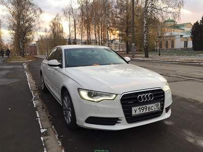 Белоснежная Audi A6 на свадьбу!