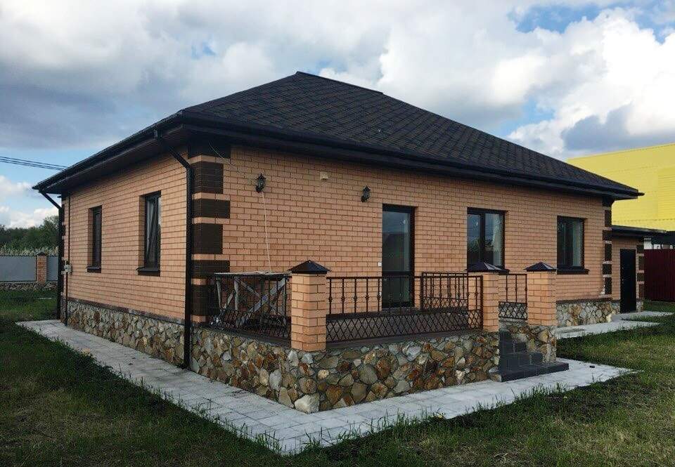 Одноэтажные Коттеджи Из Кирпича