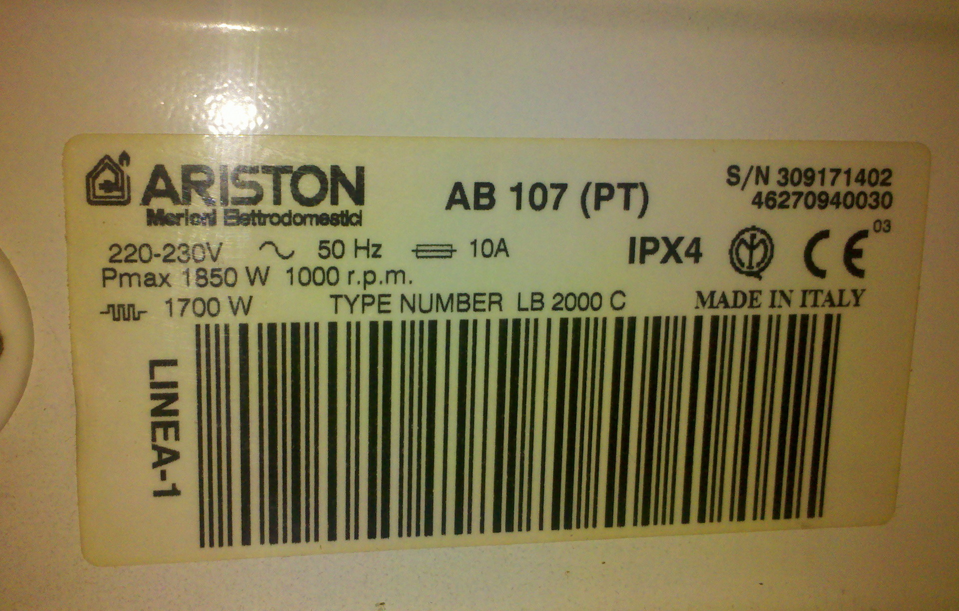 Ariston ремонт стиральной машины ariston help