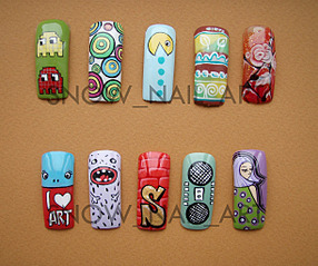 1221 X 1024 694.0 Kb Snow_Nail_Art |   , -, 