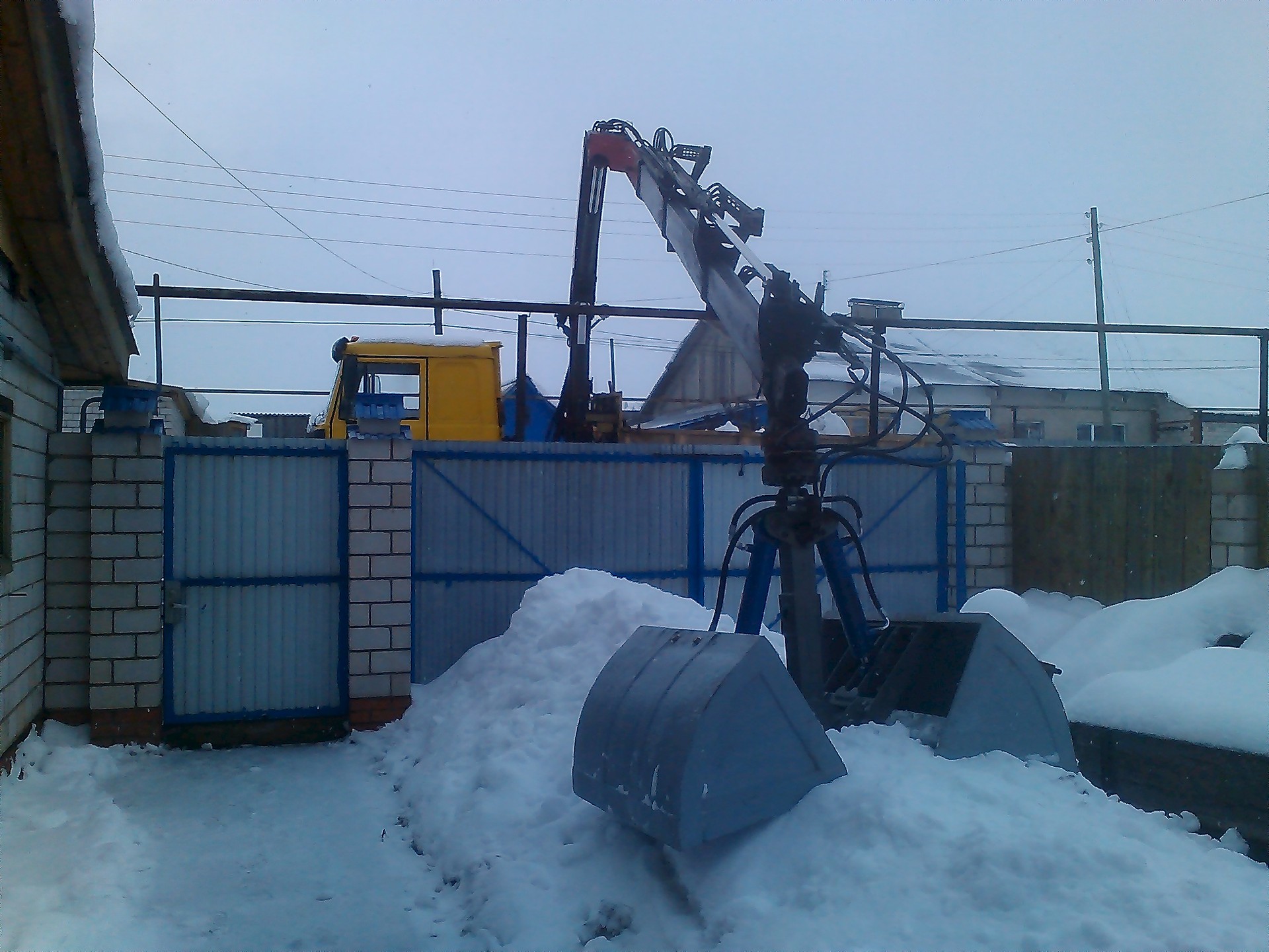 газ 3307 с грейфером