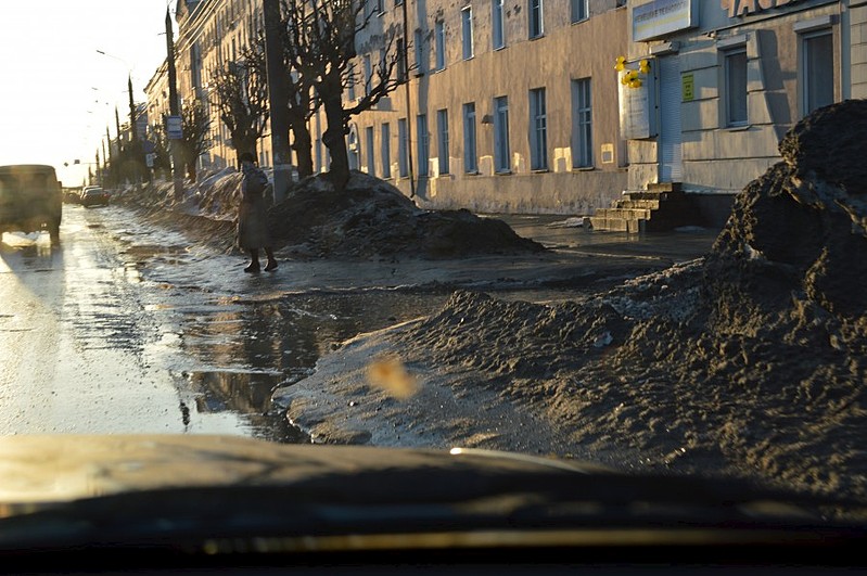 Грязь в москве