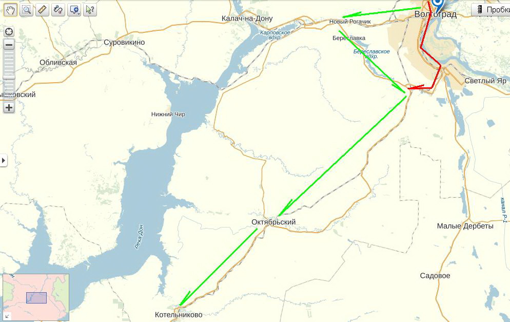 Волгоград котельникова карта