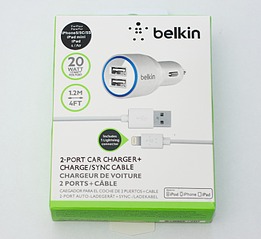 769 X 705 110.7 Kb Авто з/у Belkin 2.1А с кабелем USB lightning для iPhone 5/5s и iPad