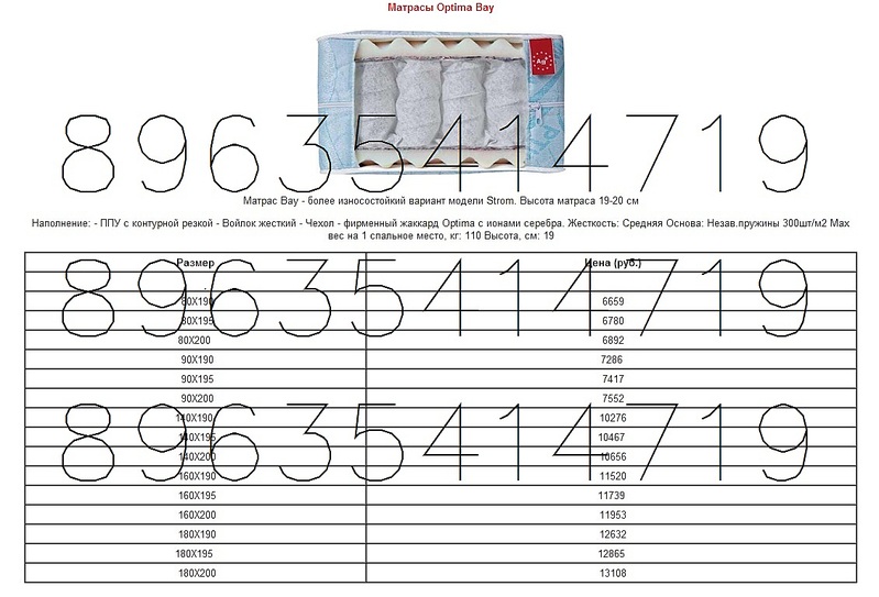 1131 X 769 213.3 Kb Ортопедические матрасы CONSUL по низким ценам!