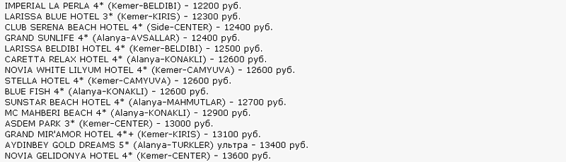 845 X 242  11.3 Kb Предложения от туроператоров, специальные и просто интересные. Общая тема.