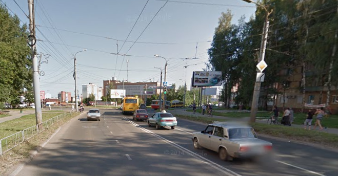 659 x 344 26.09.2014 ДТП на Набережной Автобус vs Ford Focus