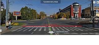 1009 X 460 147.2 Kb 15.10.2014 Видео ДТП Пушкинская - Кирова, Reno Symbol vs Мitsubishi