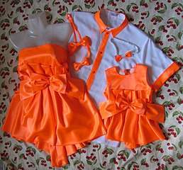 604 X 561 85.4 Kb Детские платья. Одинаковые платья для мамы и дочки.