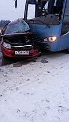 576 X 1024 101.5 Kb 04.12.2014 трасса Ижевск - Воткинск, поворот на Болгуры, есть жертвы