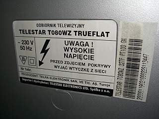 640 X 480 283.5 Kb TV Telestar ( Phillips) 100  82 . 2900 .