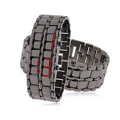 600 X 600 50.9 Kb   iron samurai red led watch black