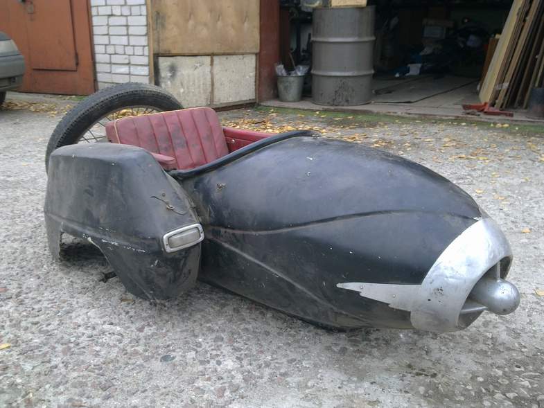 Лодка из люльки мотоцикла ИЖ