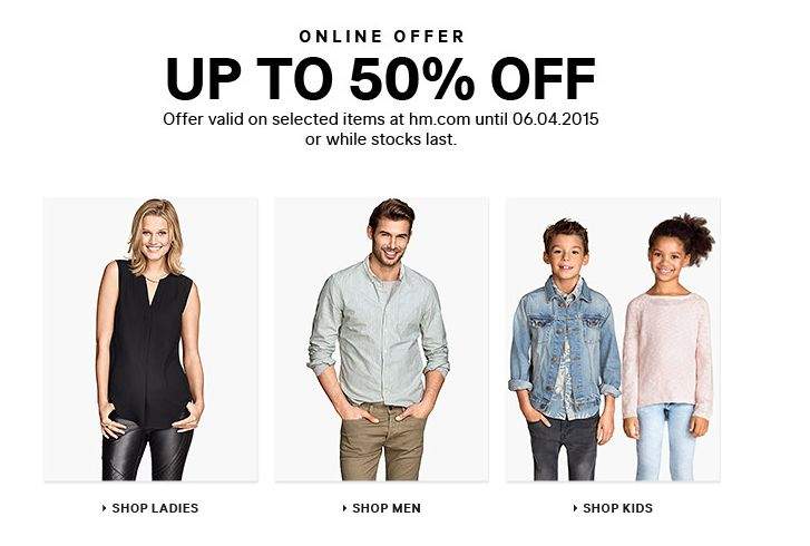 727 x 490 H&M SALE -50%.   5    NEXT SALE.