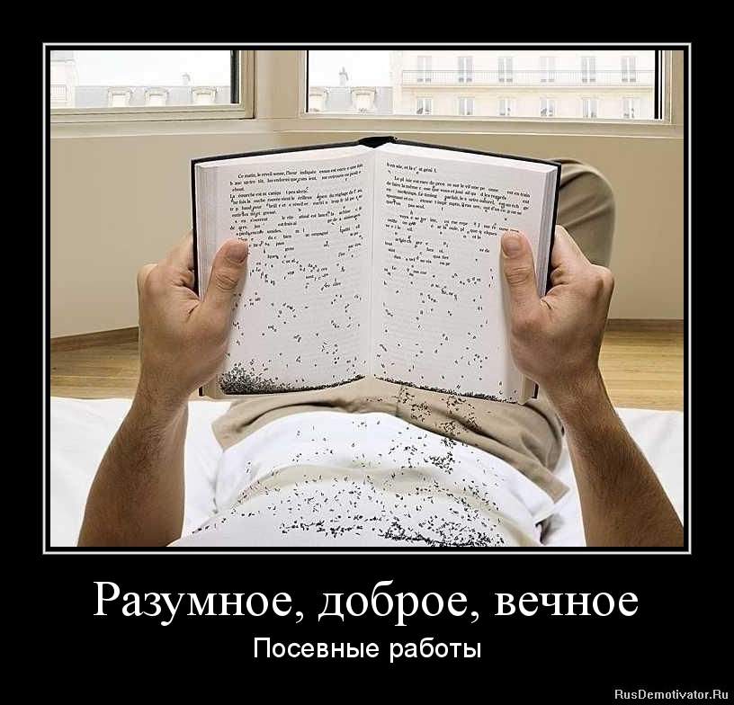 Сейте разумное доброе вечное автор. Книга разумное. Доброе. Вечное. Демотиватор книга. Доброе вечное. Сеять разумное доброе вечное прикол.