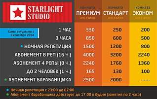 1280 X 805 150.0 Kb Репетиционная база STARLIGHT - с 10 ноября у нас вы можете отведать пиццу от FoodMan