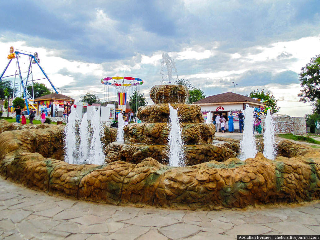 Город Грозный цветочный парк