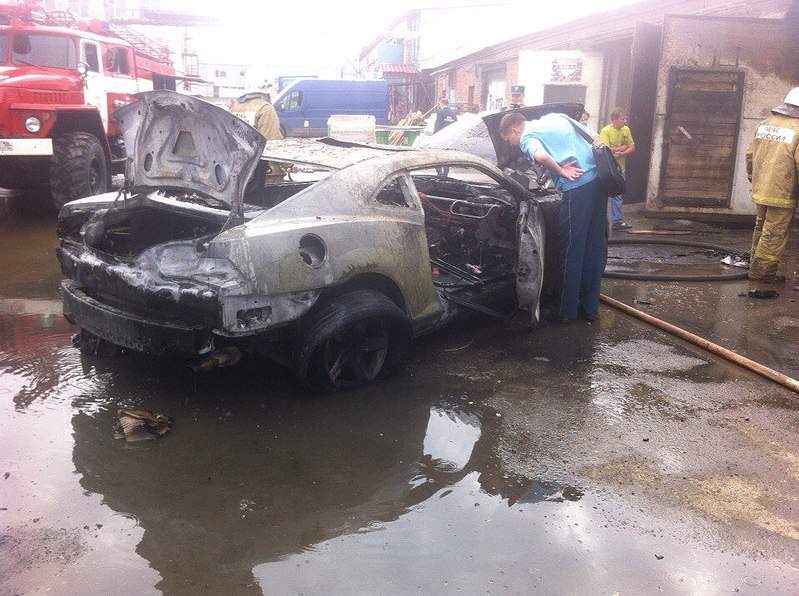 960 X 716 167.3 Kb 1280 X 960 198.5 Kb 604 x 453 604 x 453 604 x 453 На ул. Телегина. Сгорели автомобиль Chevrolet Camaro и УАЗ