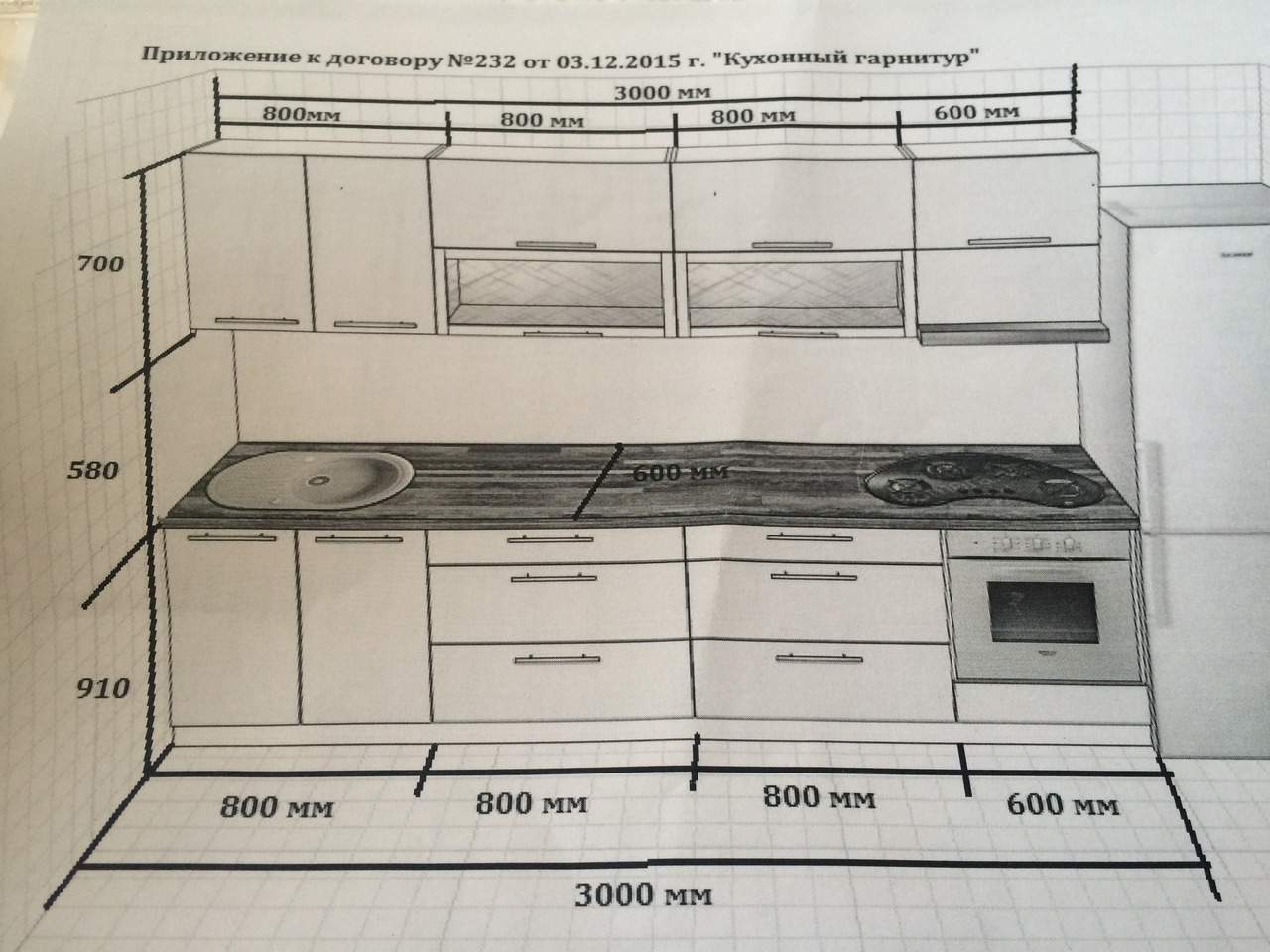 высота фартука на кухне из плитки стандарт