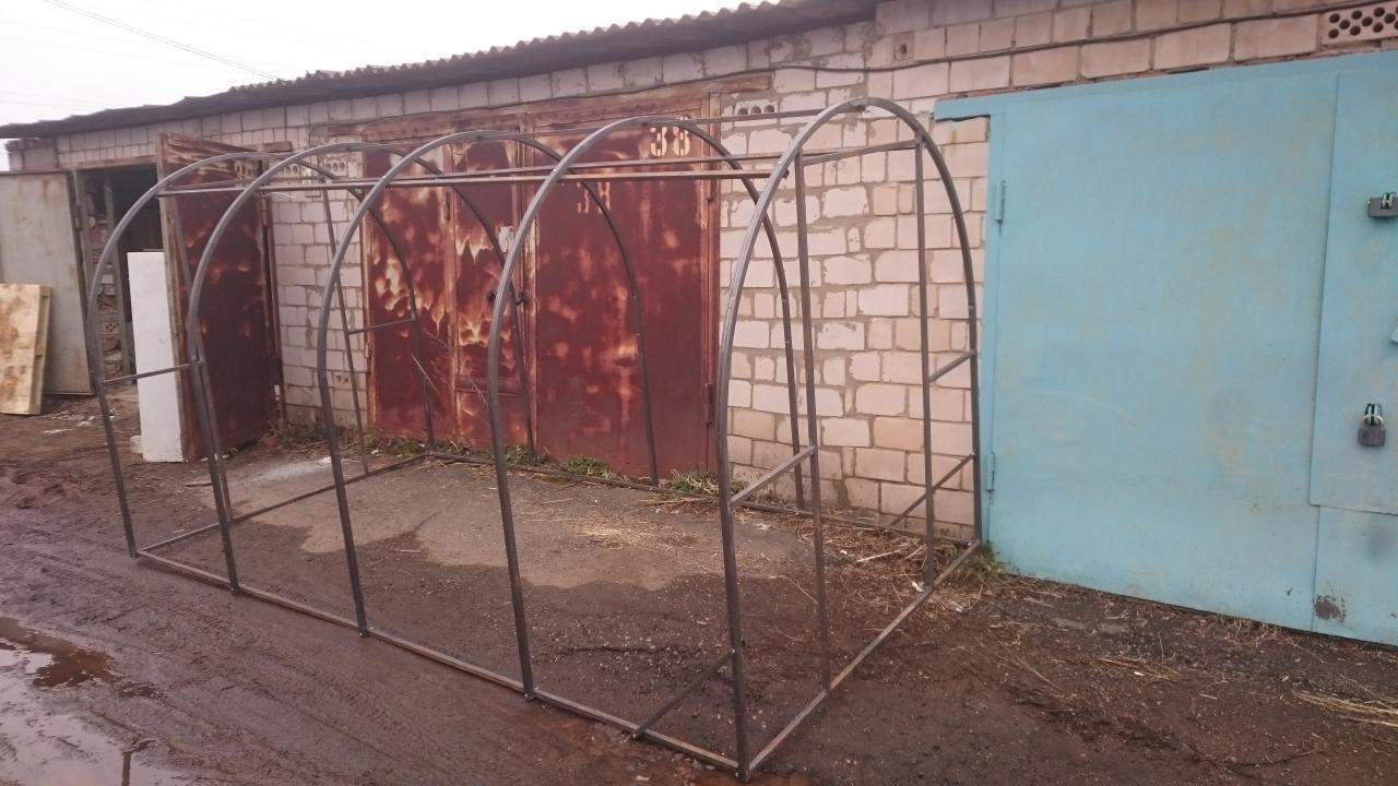 Каркас теплицы усиленный, длина 3, 5м 5950р